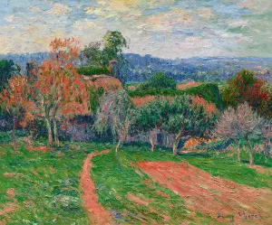 Moret Prints: A farm near Pont-Aven, 1902. Creator: Moret, Henry (1856-1913)
