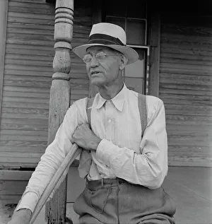Industrialisation Prints: Farm owner near Memphis, Texas, 1937. Creator: Dorothea Lange