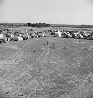 Migrants Gallery: Farm Security Administration (FSA) migratory labor camp, Brawley, Imperial County, California, 1939