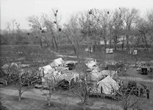 Living Conditions Prints: Farm Security Administration (FSA) temporary camp for migrants