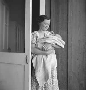 Sickness Collection: Farm Security Administration migrant camp, Westley, California, 1939. Creator: Dorothea Lange