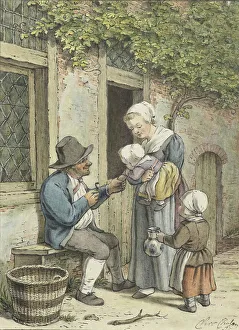 Farm talk, 1758-1808. Creator: Christina Chalon