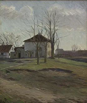 Gottschalk Albert Alfred Prints: A Farm in Valby, near Copenhagen, 1894. Creator: Albert Gottschalk