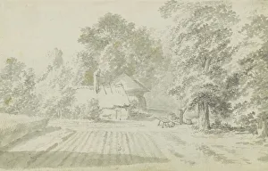 Johannes Huibert Prins Prints: Farm in the woods, 1783. Creator: Johannes Huibert Prins