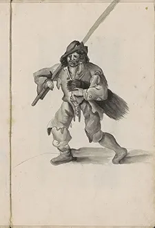 Beaumont Hendrick Van Prints: Farmer with firewood, 1696. Creator: Hendrick van Beaumont