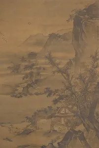 Farmer gardening, c1410-1460. Creator: Dai Jin
