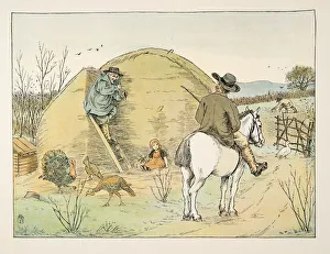 The Farmer, from Four and Twenty Toilers, pub. 1900 (colour lithograph) The Farmer, from Four and Twenty Toilers, pub. 1900 (colour lithograph)