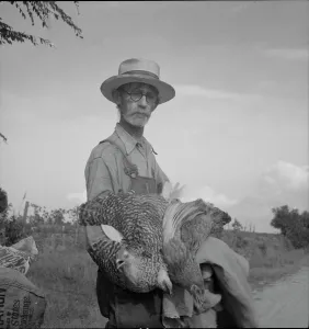Farmer who has just moved into impoverished Greene County, Georgia from the Georgia hills, 1937. Creator: Dorothea Lange