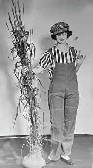 War Work Prints: Farmerette, Los Angeles, between c1915 and 1918. Creator: Bain News Service