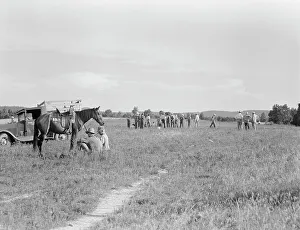 Players Prints: Farmers baseball game in the country