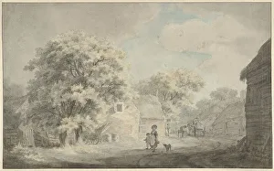 Hostel Prints: Farmers tavern in Overveen, 1774-1808. Creator: Franciscus Andreas Milatz