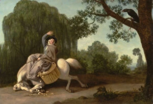 Incident Gallery: The Farmers Wife and the Raven, 1786. Creator: George Stubbs