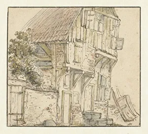 Isaack Van Ostade Prints: Farmhouse, 1631-1649. Creator: Isaac van Ostade