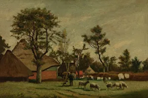 Farmhouse, 1865-1875. Creator: Henri Jean Augustin de Braekeleer