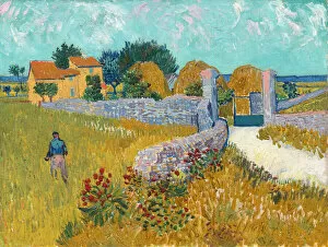 Images Dated 7th April 2021: Farmhouse in Provence, 1888. Creator: Vincent van Gogh