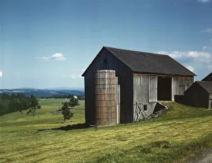 John Collier Prints: Farmland in the Catskill country, in New York State, 1943. Creator: John Collier