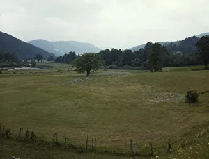 John Collier Junior Gallery: Farmland along the upper Delaware River in New York state, 1943. Creator: John Collier