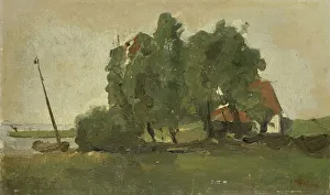 Farmstead, c.1880-c.1923. Creator: George Hendrik Breitner
