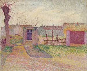Pont Aven School Prints: Farmyard, 1887. Creator: Delavallee, Henri (1862-1943)