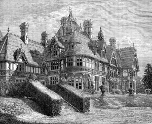 Eugenie Empress Prints: Farnborough Hill House, Hants. the new residence of the Empress Eugenie