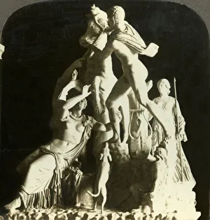 Myth Prints: The Farnese Bull, National Museum, Naples, Italy, c1909. Creator: Unknown