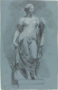 The Farnese Flora at Stourhead. Creator: Samuel Woodforde. The Farnese Flora at Stourhead. Creator: Samuel Woodforde