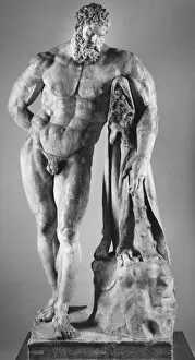 Farnese Hercules Gallery: Farnese Hercules, Mid 2nd cen. AD. Creator: Art of Ancient Rome, Classical sculpture