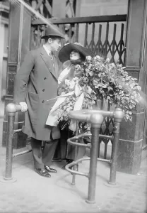 Fur Trim Prints: Farrar, between c1915 and c1920. Creator: Bain News Service