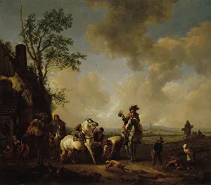 Tableau Prints: The farrier, after Wouwerman, between 1609 and 1699. Creator: Unknown