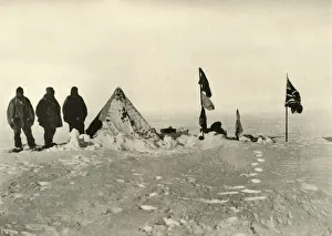 The Farthest South Camp After Sixty Hours Blizzard, February 1909 The Farthest South Camp After Sixty Hours Blizzard, February 1909
