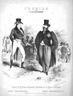 Absurd Prints: Fashion and its Developement. early 19th century. Artist: Thomas Francois Guerin