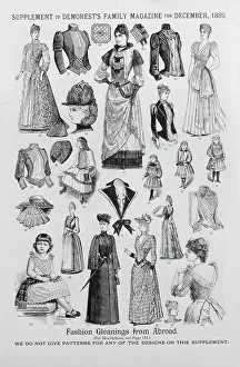 Fashion gleanings from abroad, 1889. Creator: Unknown