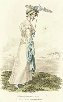 John Bell Prints: Fashion Plate (Afternoon Promenade Dress), 1813. Creator: John Bell