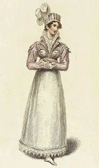 Angouleme Prints: Fashion Plate (Angouleme Walking Dress), 1815. Creator: John Bell