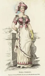 Short Sleeved Prints: Fashion Plate (Ball Dress), 1812. Creator: John Bell