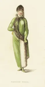 Regency Era Prints: Fashion Plate (Carriage Dress), 1811. Creator: Rudolph Ackermann