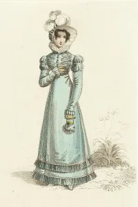 Wearing Prints: Fashion Plate (Carriage Dress), 1821. Creator: John Bell