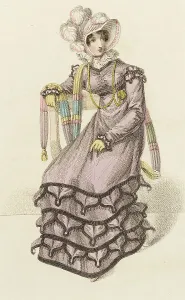 John Bell Prints: Fashion Plate (English Carriage Dress), 1820. Creator: John Bell