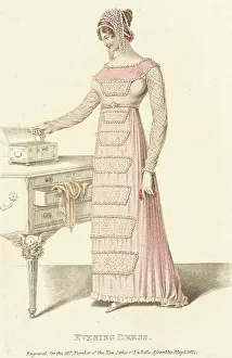 Ladies Prints: Fashion Plate (Evening Dress), 1812. Creator: Unknown