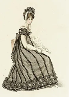 Wearing Prints: Fashion Plate (Evening Dress), 1819. Creator: John Bell