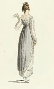 Regency Era Prints: Fashion Plate (Full Dress), 1814. Creator: Rudolph Ackermann