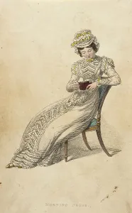 Line Engraving Prints: Fashion Plate (Morning Dress), 1823. Creator: Rudolph Ackermann