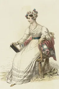 Fashion Plate (Morning Dress), 1825. Creator: Rudolph Ackermann