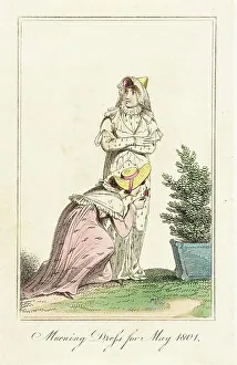 Fashion Plate (Morning Dress for May 1801), 1801. Creator: Unknown