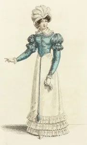 John Bell Prints: Fashion Plate (Parisian Carriage Dress), 1820. Creator: John Bell