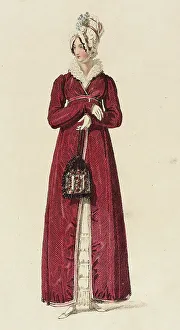 Promenade Dress Prints: Fashion Plate (Promenade Dress), 1816. Creator: Rudolph Ackermann