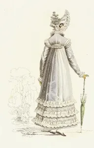 John Bell Prints: Fashion Plate (Public Promenade Dress), 1819. Creator: John Bell