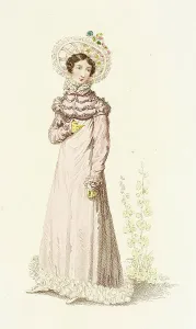 John Bell Prints: Fashion Plate (Public Promenade or Summer Visiting Dress), 1819. Creator: John Bell