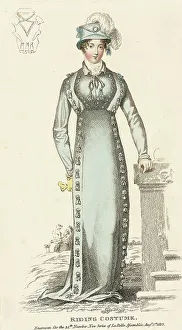 Riding Habit Prints: Fashion Plate (Riding Costume), 1812. Creator: Unknown