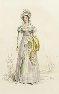 High Class Prints: Fashion Plate (Walking Dress), 1822. Creator: John Bell